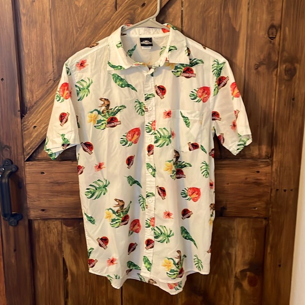 Jurassic Park Men’s Button Down Medium